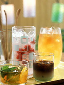 Chasing the heat with gourmet iced tea.