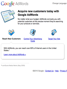 Google Adwords - a valuable tool.