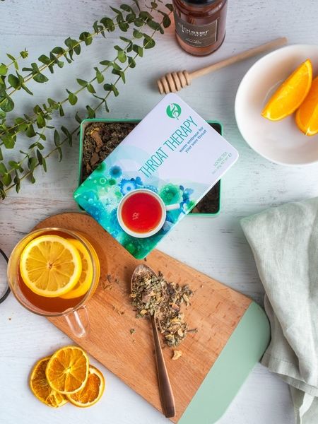 Soothing wellness teas offer comfort.