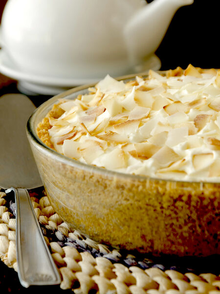 Creamy Toasted Coconut Tea is like a Coconut Cream Pie!