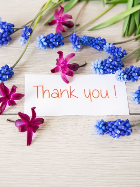 The simple thank you can be a powerful tool!