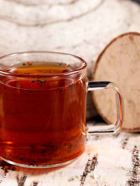 Just Added – Chaga Chai Chaga mushrooms grow on birch trees!